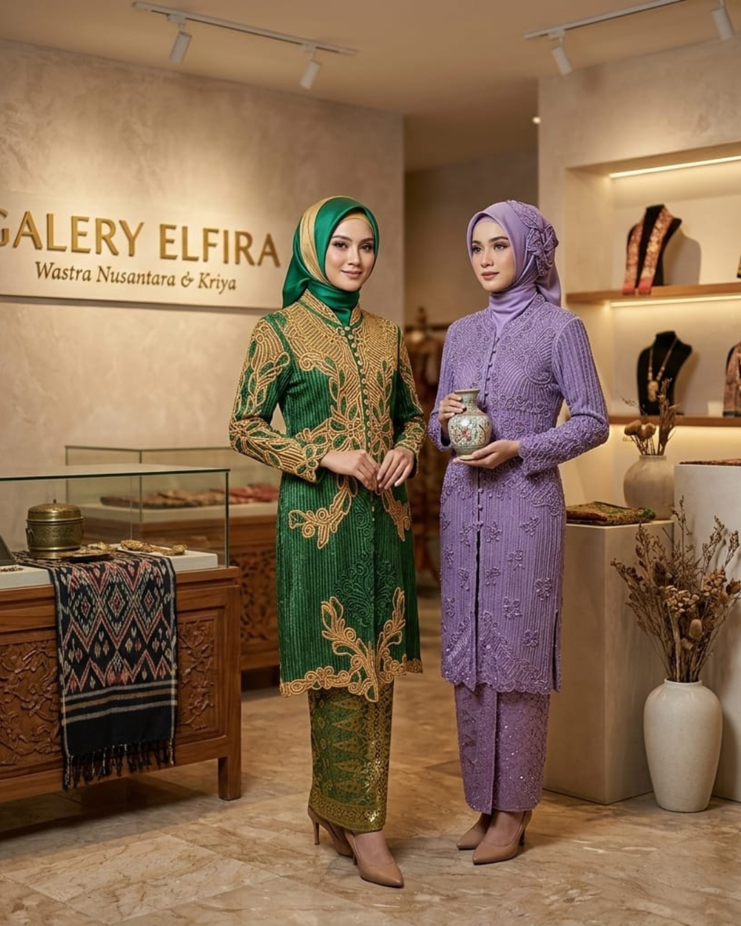 Kebaya Sulam Usus