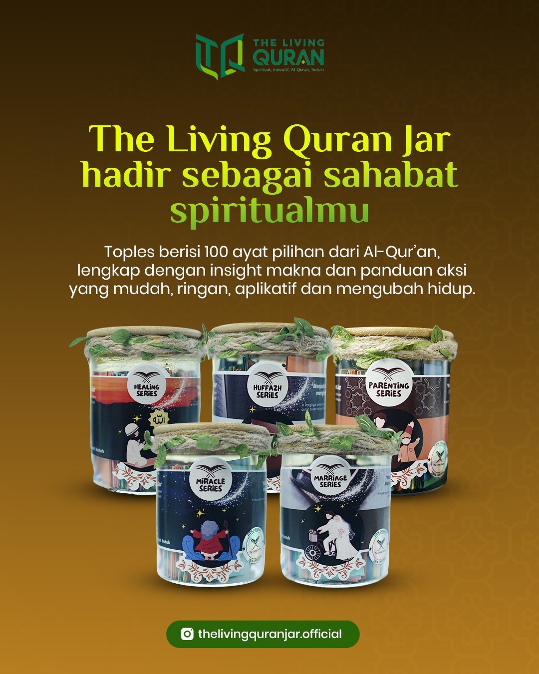 TLQ Jar di Meja Kerja